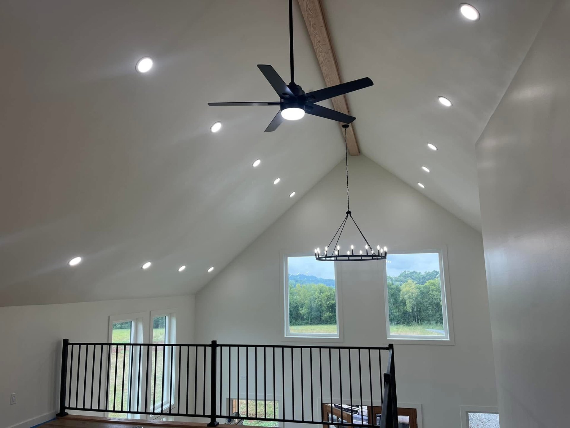 Vaulted Interior & Lighting